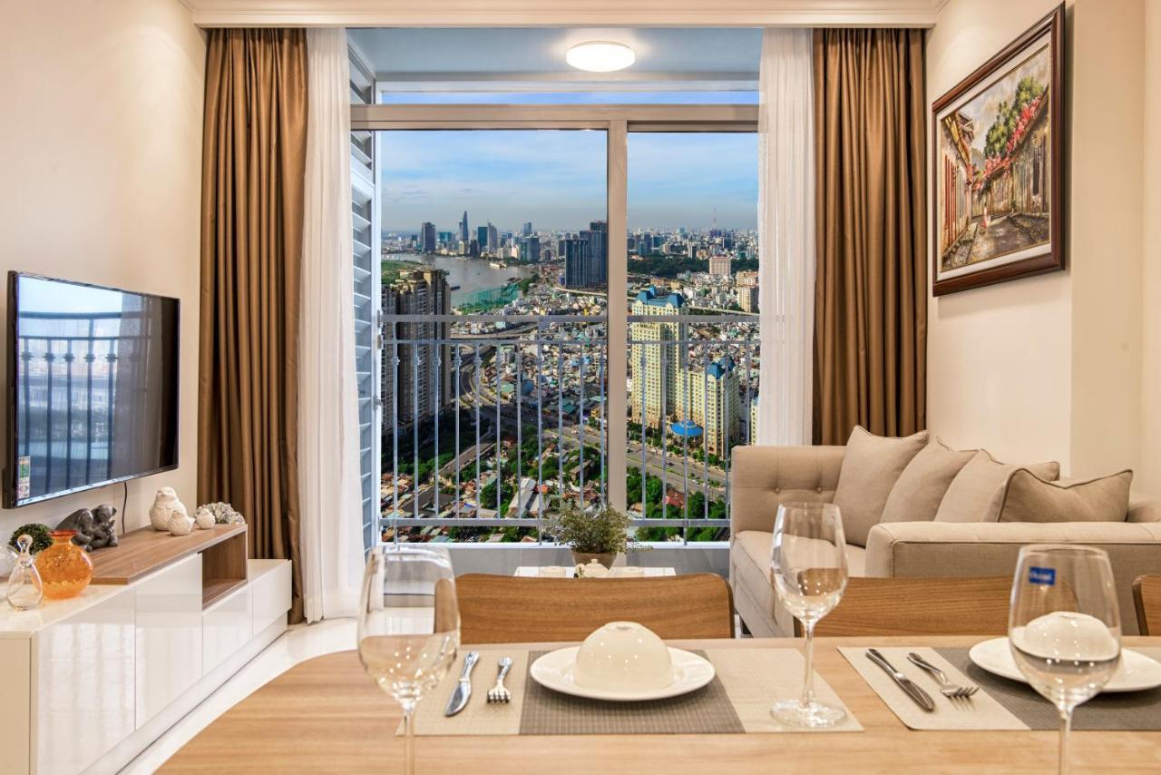 Luxury Vinhomes Central Park Humi Apartment Хошимин Экстерьер фото